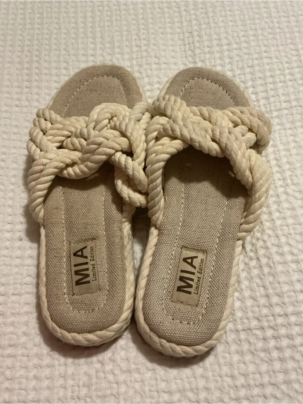 MIA   Miko Rope Slide Sandals